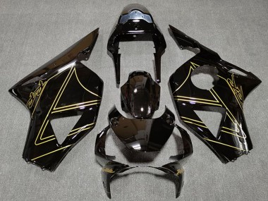 Cheap 2002-2003 Honda CBR954RR Motorcycle Fairings - Glossy Black Gold