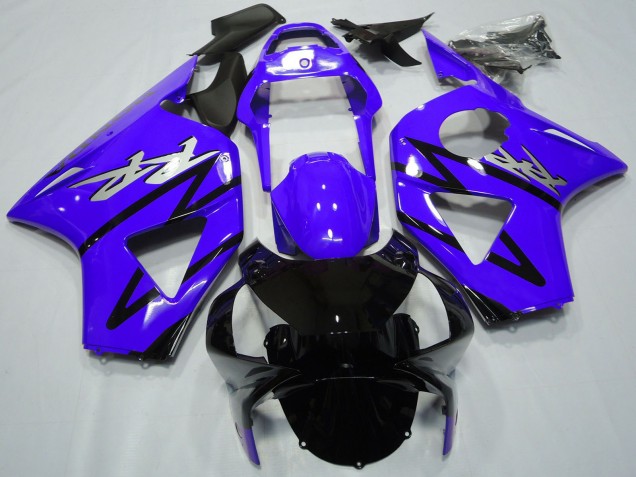 2002-2003 Honda CBR954RR Motorcycle Fairings - Purple Glossy Black CBR Style