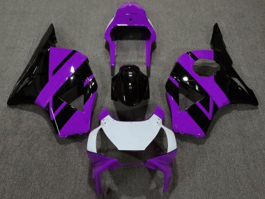 Cheap 2002-2003 Honda CBR954RR Motorcycle Fairings - Purple White Glossy Black OEM Style