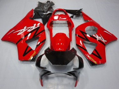 Cheap 2002-2003 Honda CBR954RR Motorcycle Fairings - Red Glossy Black