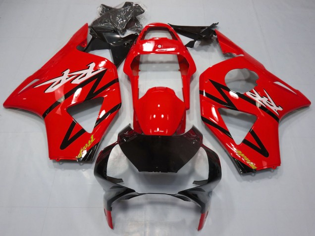 2002-2003 Honda CBR954RR Motorcycle Fairings - Red Glossy Black