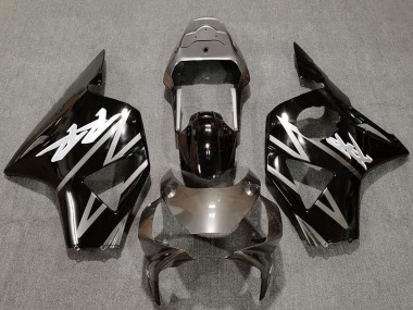 Cheap 2002-2003 Honda CBR954RR Motorcycle Fairings - Silver Glossy Black