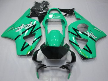 Cheap 2002-2003 Honda CBR954RR Motorcycle Fairings - Teal Blue Glossy Black