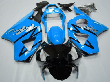 Cheap 2002-2003 Honda CBR954RR Motorcycle Fairings - Light Blue Glossy Black CBR Style