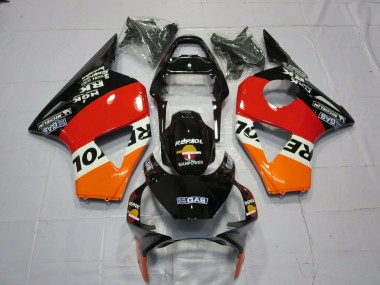 Cheap 2002-2003 Honda CBR954RR Motorcycle Fairings - Orange White Red Black Repsol
