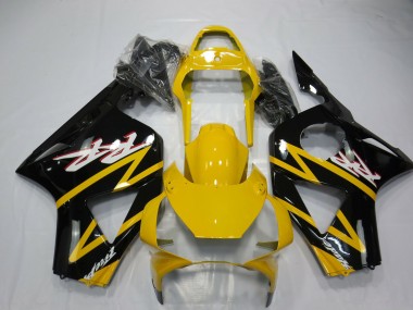 Cheap 2002-2003 Honda CBR954RR Motorcycle Fairings - Yellow Glossy Black