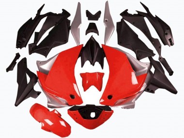 Cheap 2011-2015 Honda CBR250RR Motorcycle Fairings - Silver Red