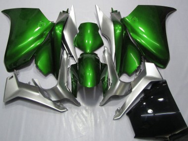 Cheap 2010-2014 Honda VFR 1200 Motorcycle Fairings - Silver Green