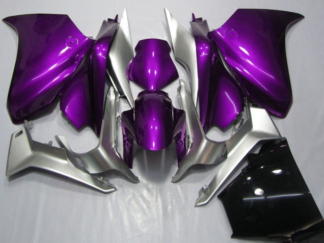 2010-2014 Honda VFR 1200 Motorcycle Fairings - Silver Purple