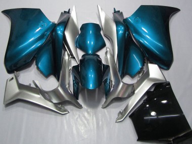 Cheap 2010-2014 Honda VFR 1200 Motorcycle Fairings - Silver Light Blue