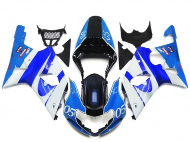 Cheap 2000-2002 Suzuki GSXR 1000 Motorcycle Fairings - Blue White Black 05