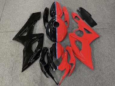 Cheap 2005-2006 Suzuki GSXR 1000 Motorcycle Fairings - Glossy Black and Red