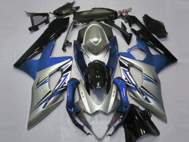 Cheap 2005-2006 Suzuki GSXR 1000 Motorcycle Fairings - Blue Silver Black