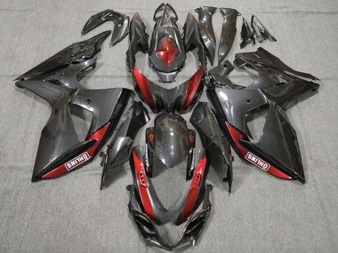 Cheap 2009-2016 Suzuki GSXR 1000 Motorcycle Fairings - Carbon Fiber Red