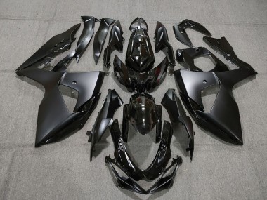 Cheap 2009-2016 Suzuki GSXR 1000 Motorcycle Fairings - Glossy Black Matte Black