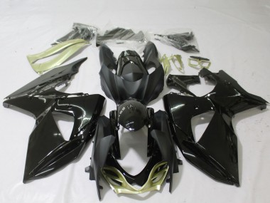 Cheap 2009-2016 Suzuki GSXR 1000 Motorcycle Fairings - Glossy Black Silver