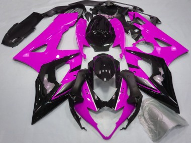 Cheap 2005-2006 Suzuki GSXR 1000 Motorcycle Fairings - Pink Glossy Black