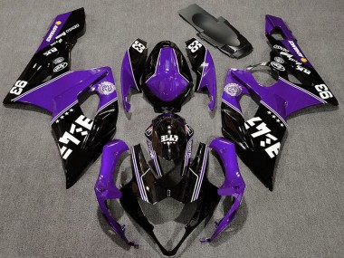 Cheap 2005-2006 Suzuki GSXR 1000 Motorcycle Fairings - Purple Glossy Black White