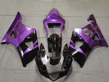 Cheap 2003-2004 Suzuki GSXR 1000 Motorcycle Fairings - Purple Glossy Black