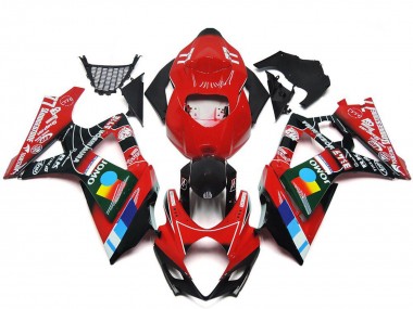 Cheap 2007-2008 Suzuki GSXR 1000 Motorcycle Fairings - Red Black Blue White Yellow
