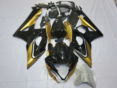 Cheap 2005-2006 Suzuki GSXR 1000 Motorcycle Fairings - Gold Black
