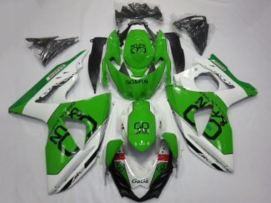 Cheap 2009-2016 Suzuki GSXR 1000 Motorcycle Fairings - White Green Go Fun