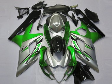 Cheap 2005-2006 Suzuki GSXR 1000 Motorcycle Fairings - Green Silver Black