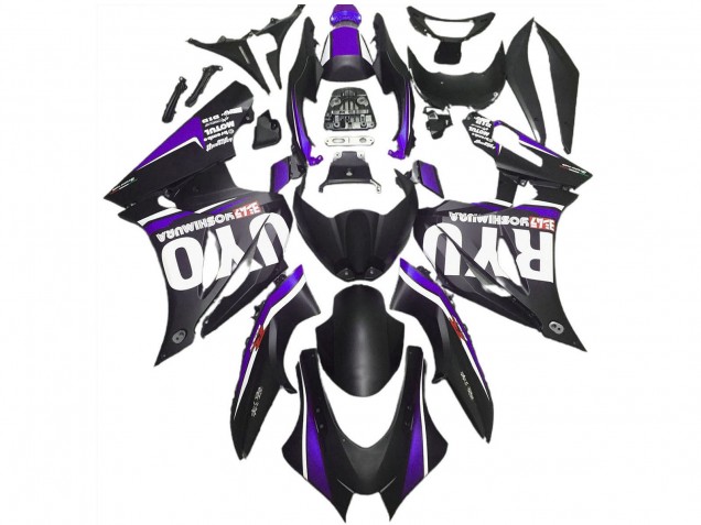 2017-2024 Suzuki GSXR 1000 Motorcycle Fairings - Matte Black Purple