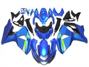 Cheap 2009-2016 Suzuki GSXR 1000 Motorcycle Fairings - Blue Green Black
