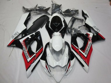 Cheap 2005-2006 Suzuki GSXR 1000 Motorcycle Fairings - White Red Black Yoshimura
