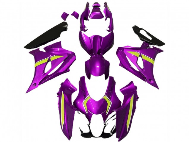 2017-2024 Suzuki GSXR 1000 Motorcycle Fairings - Pink Yellow Style