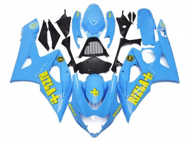 Cheap 2005-2006 Suzuki GSXR 1000 Motorcycle Fairings - Blue Yellow Rizla