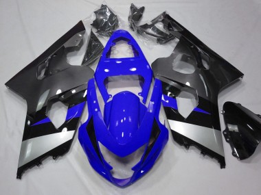 Cheap 2004-2005 Suzuki GSXR 600 / GSXR 750 Motorcycle Fairings - Blue Silver Grey Black
