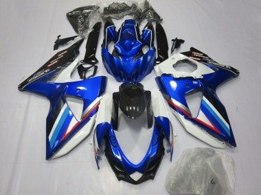 Cheap 2008-2010 Suzuki GSXR 600 / GSXR 750 Motorcycle Fairings - Blue White Glossy Black Red
