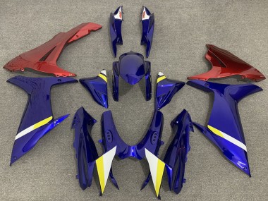 Cheap 2011-2024 Suzuki GSXR 600 / GSXR 750 Motorcycle Fairings - Blue with Red Lowers
