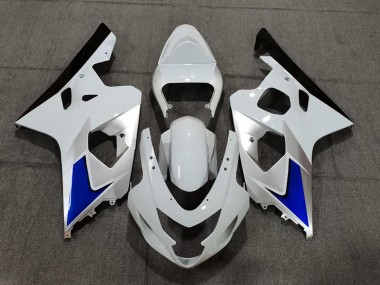 Cheap 2004-2005 Suzuki GSXR 600 / GSXR 750 Motorcycle Fairing Kits - White Blue Black