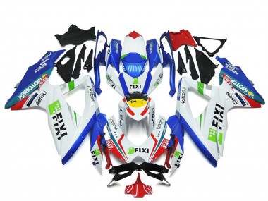 Cheap 2008-2010 Suzuki GSXR 600 / GSXR 750 Motorcycle Fairings - White Blue Green Yellow Red Fixi
