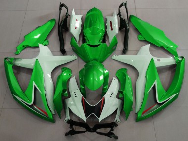 Cheap 2008-2010 Suzuki GSXR 600 / GSXR 750 Motorcycle Fairings - White Green Black Red