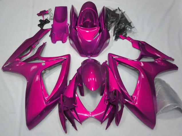 2006-2007 Suzuki GSXR 600 / GSXR 750 Motorcycle Fairings - Pink