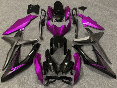 Cheap 2008-2010 Suzuki GSXR 600 / GSXR 750 Motorcycle Fairings - Pink Glossy Black Matte Black
