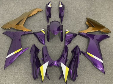 Cheap 2011-2024 Suzuki GSXR 600 / GSXR 750 Motorcycle Fairings - Purple Gold White Yellow