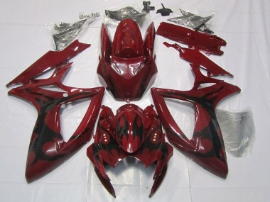 Cheap 2006-2007 Suzuki GSXR 600 / GSXR 750 Motorcycle Fairings - Maroon Red