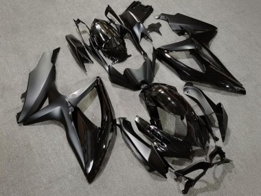 Cheap 2008-2010 Suzuki GSXR 600 / GSXR 750 Motorcycle Fairings - Glossy Black Matte Black