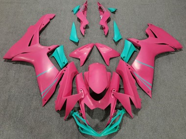 Cheap 2011-2024 Suzuki GSXR 600 / GSXR 750 Motorcycle Fairings - Pink Teal