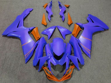 Cheap 2011-2024 Suzuki GSXR 600 / GSXR 750 Motorcycle Fairings - Ocean Blue Orange