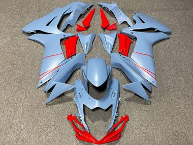 Cheap 2011-2024 Suzuki GSXR 600 / GSXR 750 Motorcycle Fairings - Matte Sky Blue Red