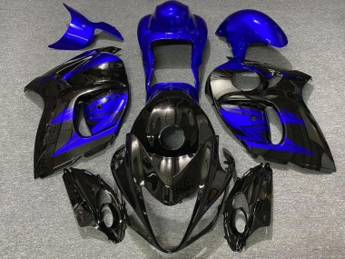 Cheap 2008-2020 Suzuki GSXR 1300 Motorcycle Fairings - Glossy Black and Deep Blue