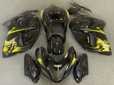 Cheap 2008-2020 Suzuki GSXR 1300 Motorcycle Fairings - Glossy Black Yellow