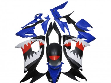Cheap 2008-2010 Kawasaki ZX10R Motorcycle Fairings - Blue Black White Red Shark