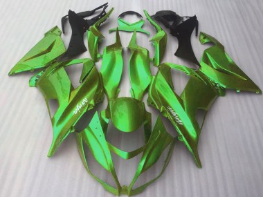 Cheap 2016-2020 Kawasaki ZX10R Motorcycle Fairings - Glossy Candy Green